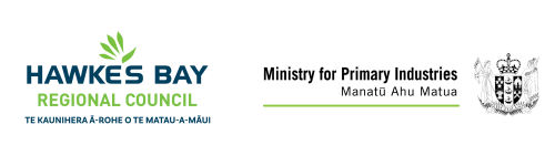 Hawke's Bay Regioanl Council and Ministry of Primary Industries Logos
